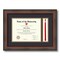 ArtToFrames 8x10 inch Diploma Frame with Tassel Opening - Framed with Black and Gold Mats, Comes with Regular Glass and Sawtooth Hanger for Wall Hanging (DT-8x10)